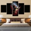 Clown 2 - Movie 5 Panel Canvas Art Wall Decor