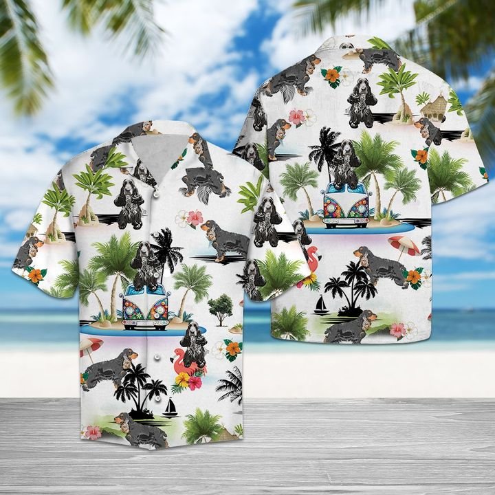 Cocker Spaniel Vacation Hawaiian Shirt Summer Button Up Cocker Spaniel Vacation Hawaiian Shirt Summer Button Up