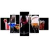 Cocktails - Wine 5 Panel Canvas Art Wall Decor