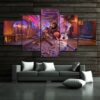 Coco 02 - Cartoon 5 Panel Canvas Art Wall Decor