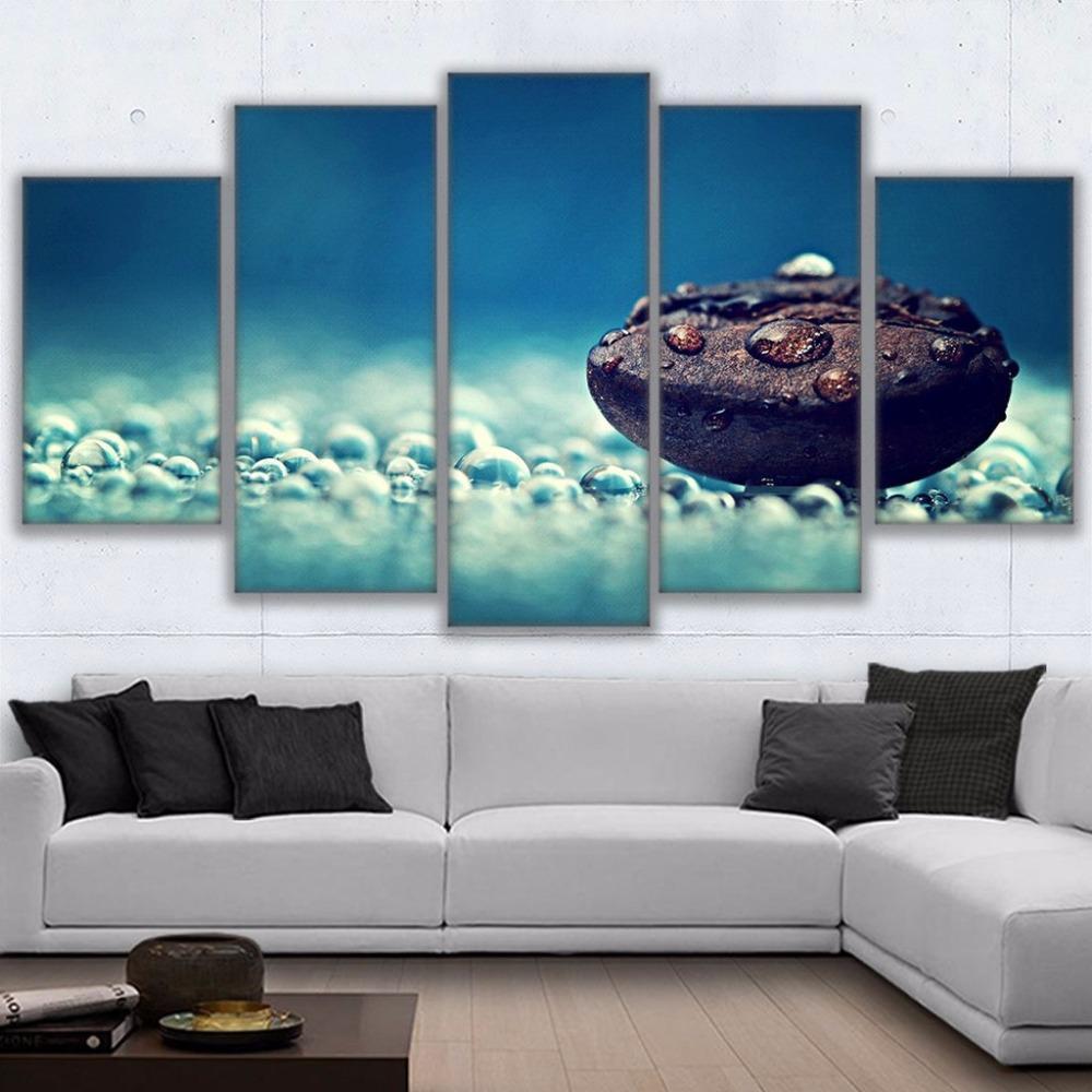 Coffee Dreamy Bean - Nature 5 Panel Canvas Art Wall Decor Coffee Dreamy Bean - Nature 5 Panel Canvas Art Wall Decor
