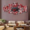 College Football Ohio State - Sport 5 Panel Canvas Art Wall Decor
