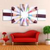 Color Pencils 3 - Abstract 5 Panel Canvas Art Wall Decor