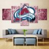 Colorado Avalanche Sports Team (Logo) - Sport 5 Panel Canvas Art Wall Decor