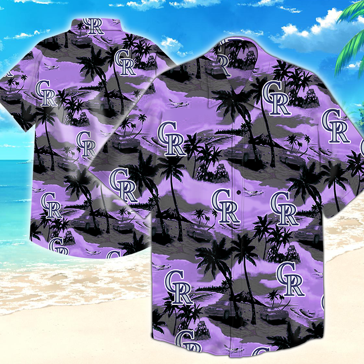 Colorado Rockies Hawaiian Shirt Summer Button Up Colorado Rockies Hawaiian Shirt Summer Button Up
