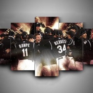 Colorado Rockies - Sport 5 Panel Canvas Art Wall Decor