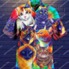 Colorful Cats Lover All Over Printed Hawaiian Shirt