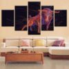 Colorful Ox Abstract Canvas Home Decor