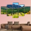 Colourful Mountains Of Colorado - Nature 5 Panel Canvas Art Wall Decor