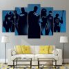 Comics Superheroes - Dc 5 Panel Canvas Art Wall Dï¿½Cor