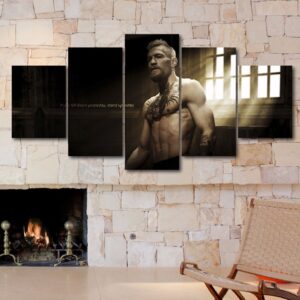 Conor Mcgregor Mma Quote - Famous Person 5 Panel Canvas Art Wall Decor