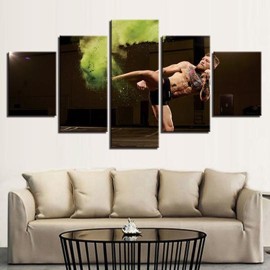Conor Mcgregor Ufc Mma - Sport 5 Panel Canvas Art Wall Decor Conor Mcgregor Ufc Mma - Sport 5 Panel Canvas Art Wall Decor
