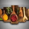 Cooking 1 - Kitchen 5 Panel Canvas Art Wall Decor