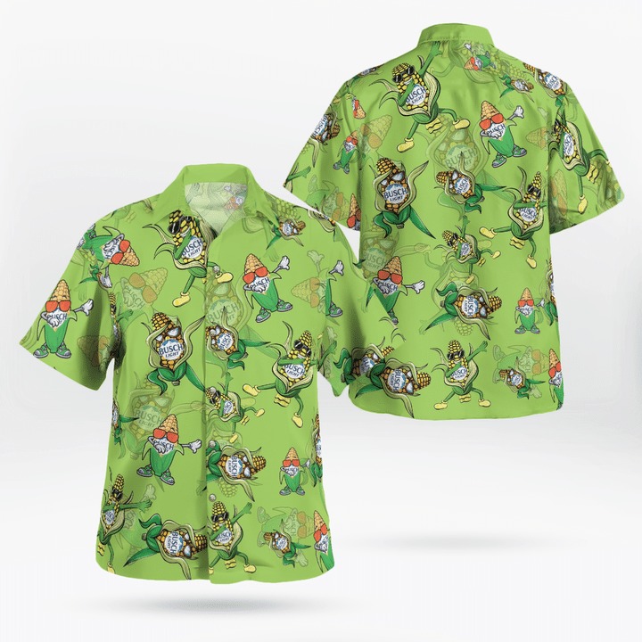 Corn Glasses Dancing Busch Light Hawaiian Shirt Corn Glasses Dancing Busch Light Hawaiian Shirt