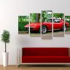 Corvette Stingray - Automative 5 Panel Canvas Art Wall Decor