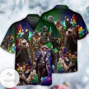 Cowboy Band Christmas Hawaiian Shirt