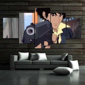 Cowboy Bebop - Anime 5 Panel Canvas Art Wall Decor