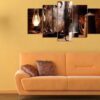 Cowboy Gun - Army 5 Panel Canvas Art Wall Decor