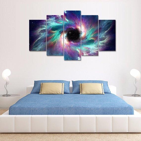 Creation - Space 5 Panel Canvas Art Wall Decor Creation - Space 5 Panel Canvas Art Wall Decor