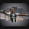 Cristiano Ronaldo 02 - Famous Person 5 Panel Canvas Art Wall Decor