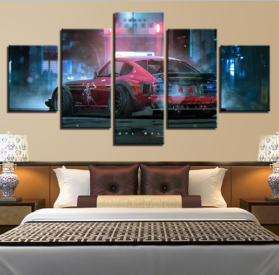 Cross-Country Motorcycle 12 - Automative 5 Panel Canvas Art Wall Decor Cross-Country Motorcycle 12 - Automative 5 Panel Canvas Art Wall Decor