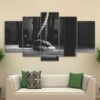 Crossfit Gym Equipment - Sport 5 Panel Canvas Art Wall Decor
