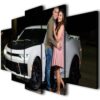 Custom For Navid - Abstract 5 Panel Canvas Art Wall Decor