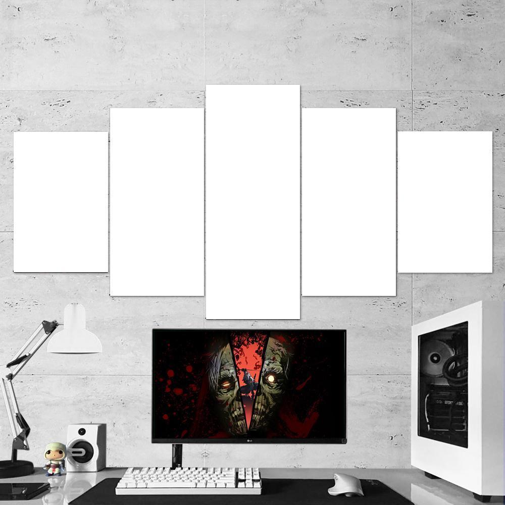 Custom Horizontal - 5 Panel Canvas Art Wall Decor Custom Horizontal - 5 Panel Canvas Art Wall Decor