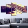 Cute Cat 11 - Animal 5 Panel Canvas Art Wall Decor
