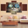 Cute Cat Eyeglasses Canvas Home Decor