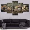 Cute Cats & Owl Canvas Home Decor