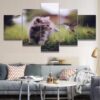 Cute cat 7 - Animal 5 Panel Canvas Art Wall Decor