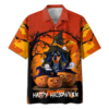 Dachshund And Pumpkin Happy Halloween Hawaiian Shirt