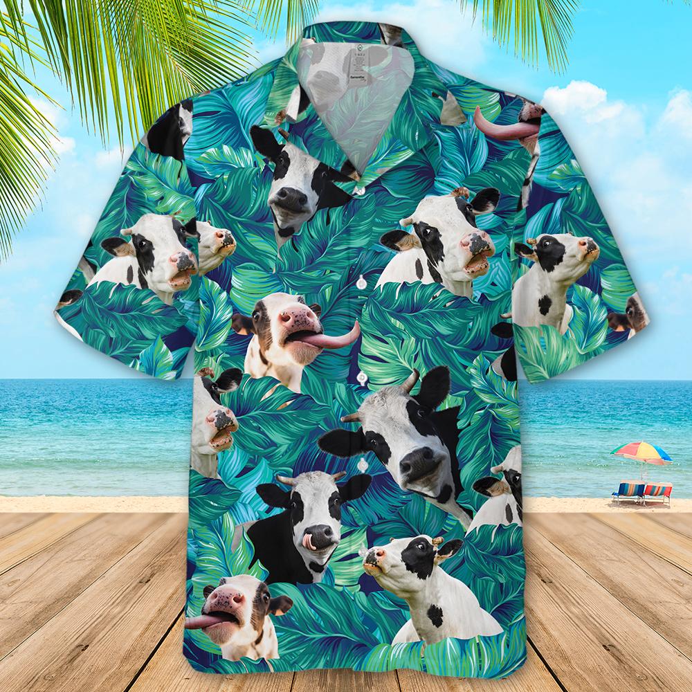 Dairy Cow Cattle Hawaiian Shirt Dairy Cow Cattle Hawaiian Shirt