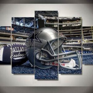 Dallas Cowboys 1 - Sport 5 Panel Canvas Art Wall Decor