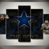 Dallas Cowboys 3 - Sport 5 Panel Canvas Art Wall Decor