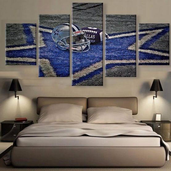 Dallas Cowboys 8 Sport - 5 Panel Canvas Art Wall Decor Dallas Cowboys 8 Sport - 5 Panel Canvas Art Wall Decor