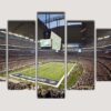 Dallas Cowboys At&T Stadium - Sport 5 Panel Canvas Art Wall Decor