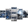 Dallas Cowboys Football Sport 5 Panel Canvas Art Wall Decor