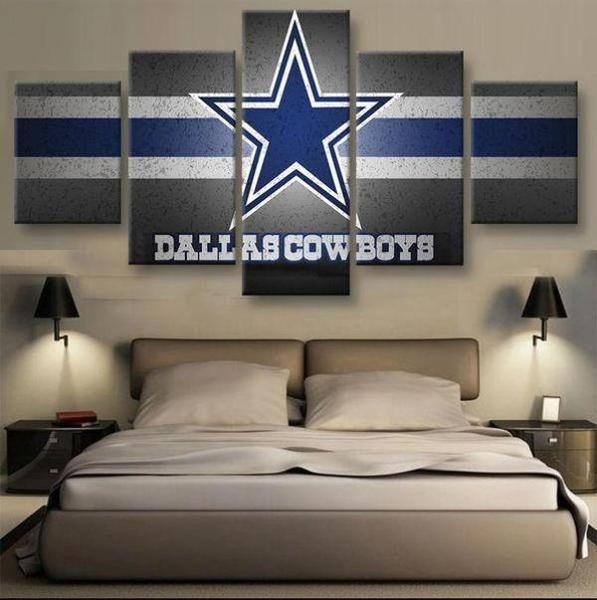 Dallas Cowboys Football Team 1 - Sport 5 Panel Canvas Art Wall Decor Dallas Cowboys Football Team 1 - Sport 5 Panel Canvas Art Wall Decor