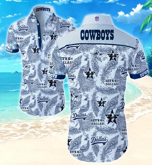 Dallas Cowboys Hawaiian Shirt Summer Button Up Dallas Cowboys Hawaiian Shirt Summer Button Up