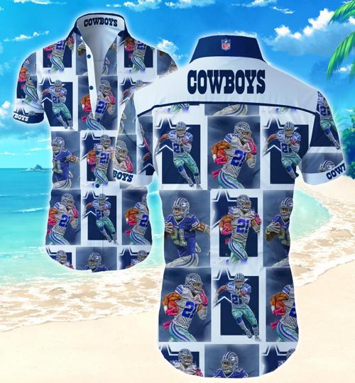 Dallas Cowboys Hawaiian Shirt Summer Button Up Dallas Cowboys Hawaiian Shirt Summer Button Up