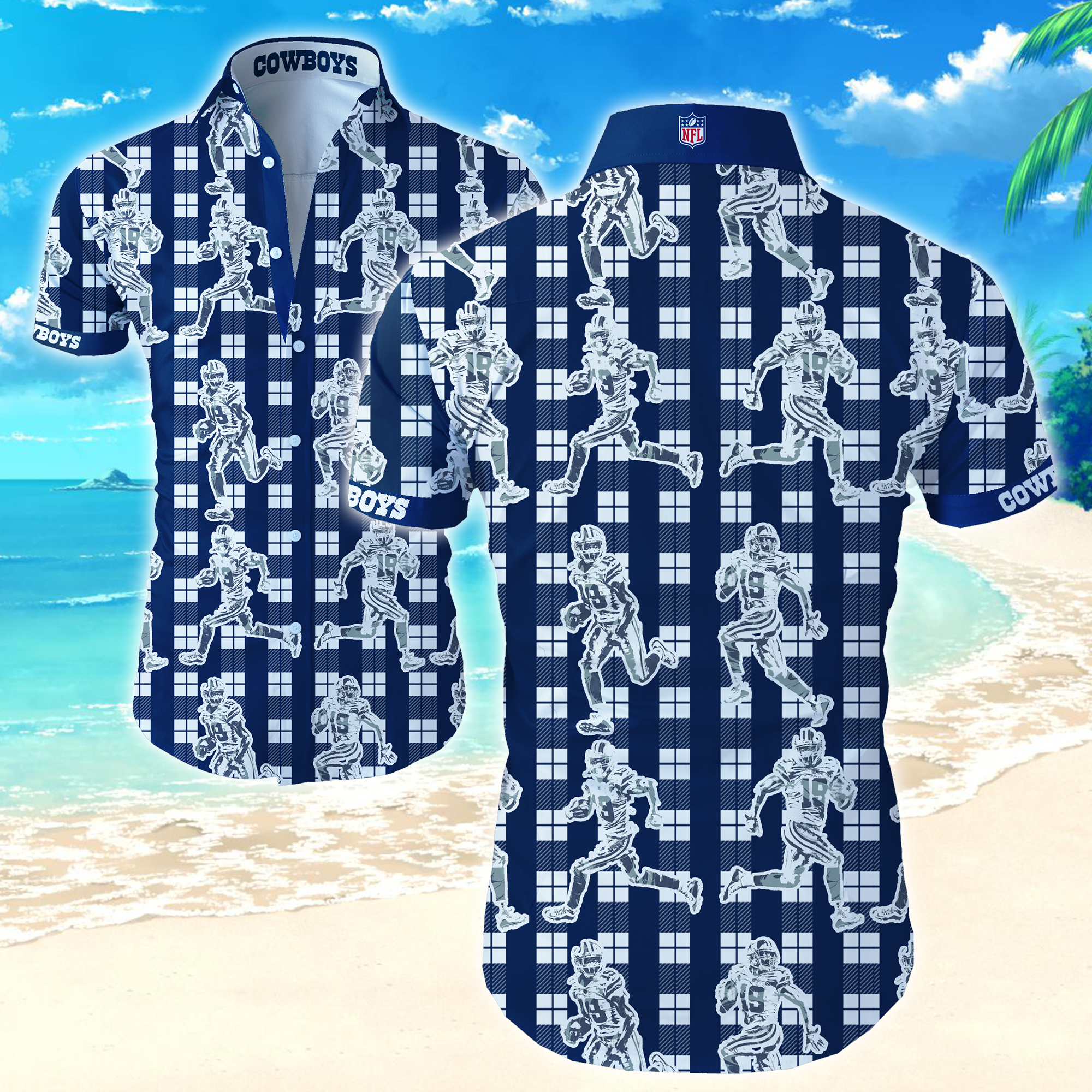 Dallas Cowboys Hawaiian Shirt Summer Button Up Dallas Cowboys Hawaiian Shirt Summer Button Up