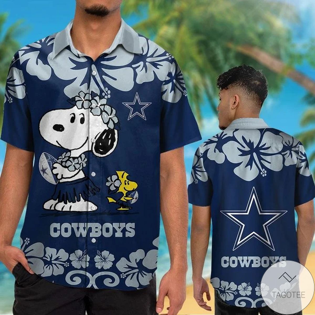 Dallas Cowboys & Snoopy Hawaiian Shirt Dallas Cowboys & Snoopy Hawaiian Shirt