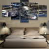Dallas Cowboys Stadium 1 - Sport 5 Panel Canvas Art Wall Decor