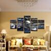 Dallas Cowboys7 - Sport 5 Panel Canvas Art Wall Decor