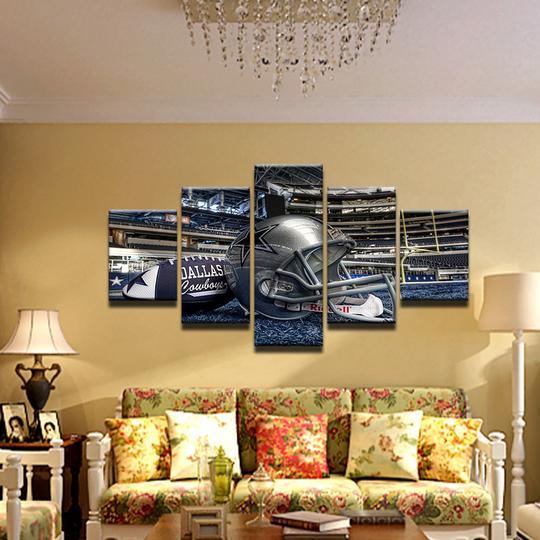 Dallas Cowboys7 - Sport 5 Panel Canvas Art Wall Decor Dallas Cowboys7 - Sport 5 Panel Canvas Art Wall Decor