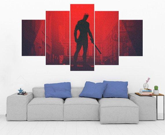 Daredevil - Movie 5 Panel Canvas Art Wall Decor Daredevil - Movie 5 Panel Canvas Art Wall Decor