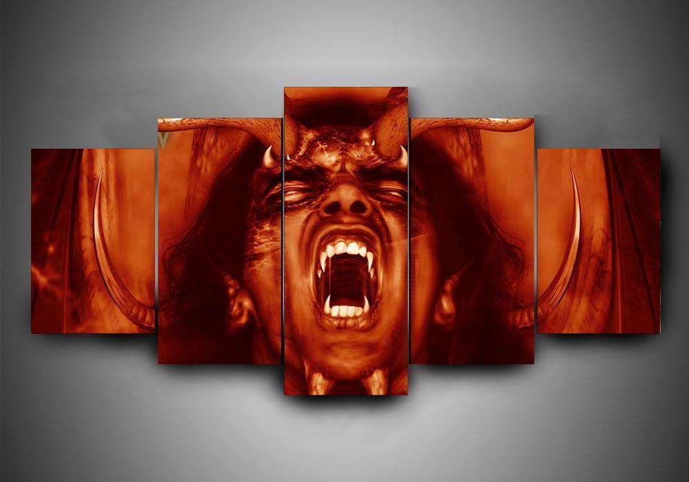 Dark Funeral 3 - Music 5 Panel Canvas Art Wall Decor Dark Funeral 3 - Music 5 Panel Canvas Art Wall Decor
