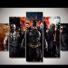 Dark Knight: Characters - Dc 5 Panel Canvas Art Wall Decor